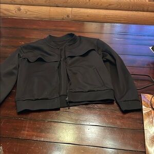 Black Zyia Cropped Jacket